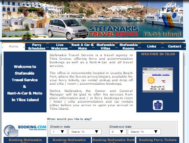 Stefanakis Travel Agency, Photography, Web, CMS, Application